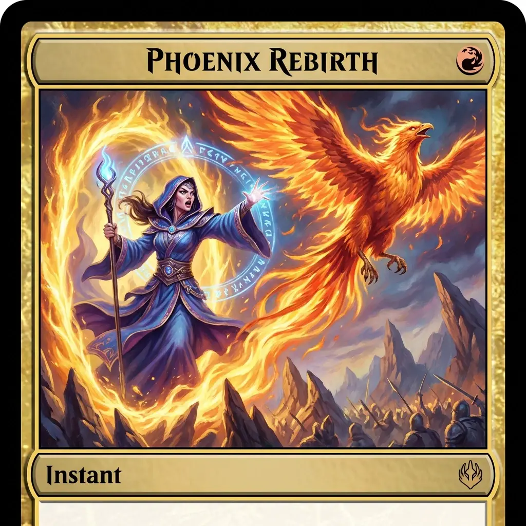 Trading card game style D&D art